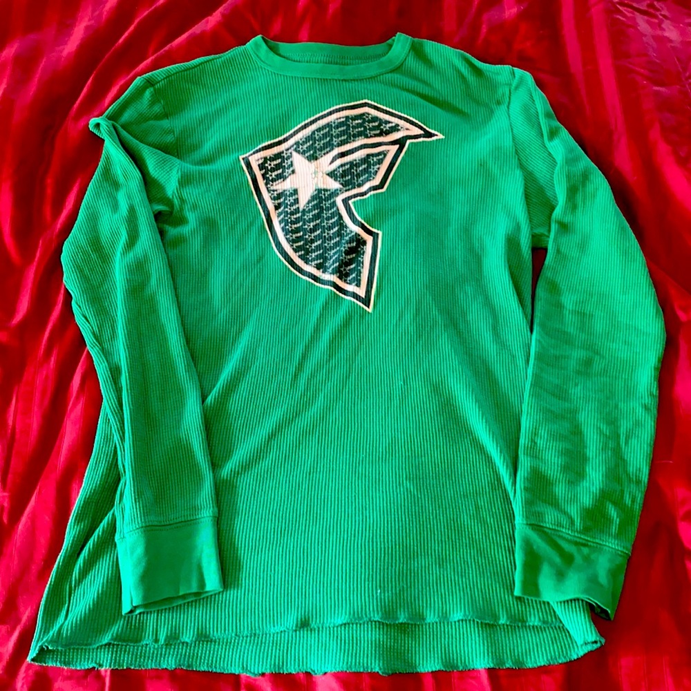Famous stars and straps waffle long sleeve